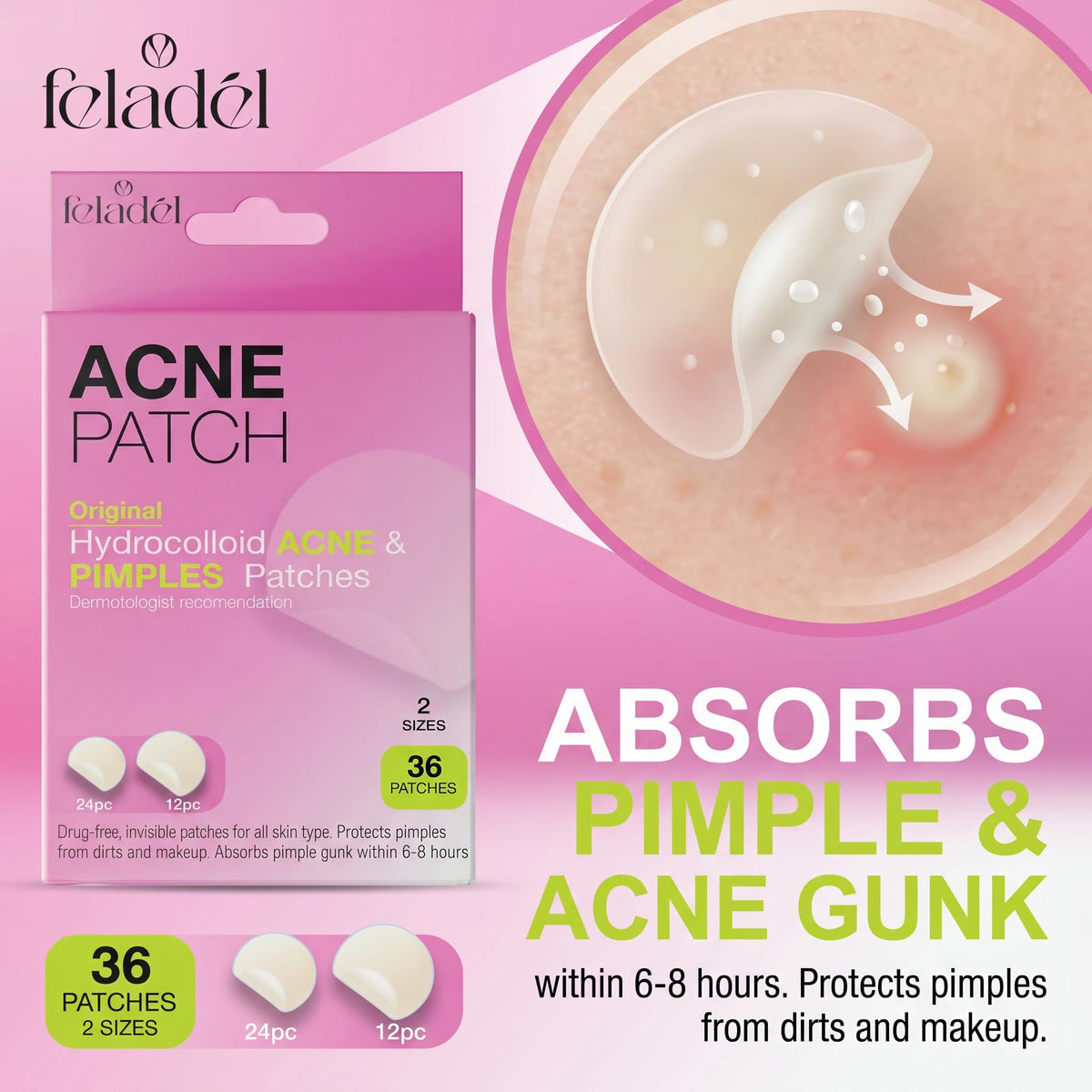 Acne & Pimple Patches 36 Pieces