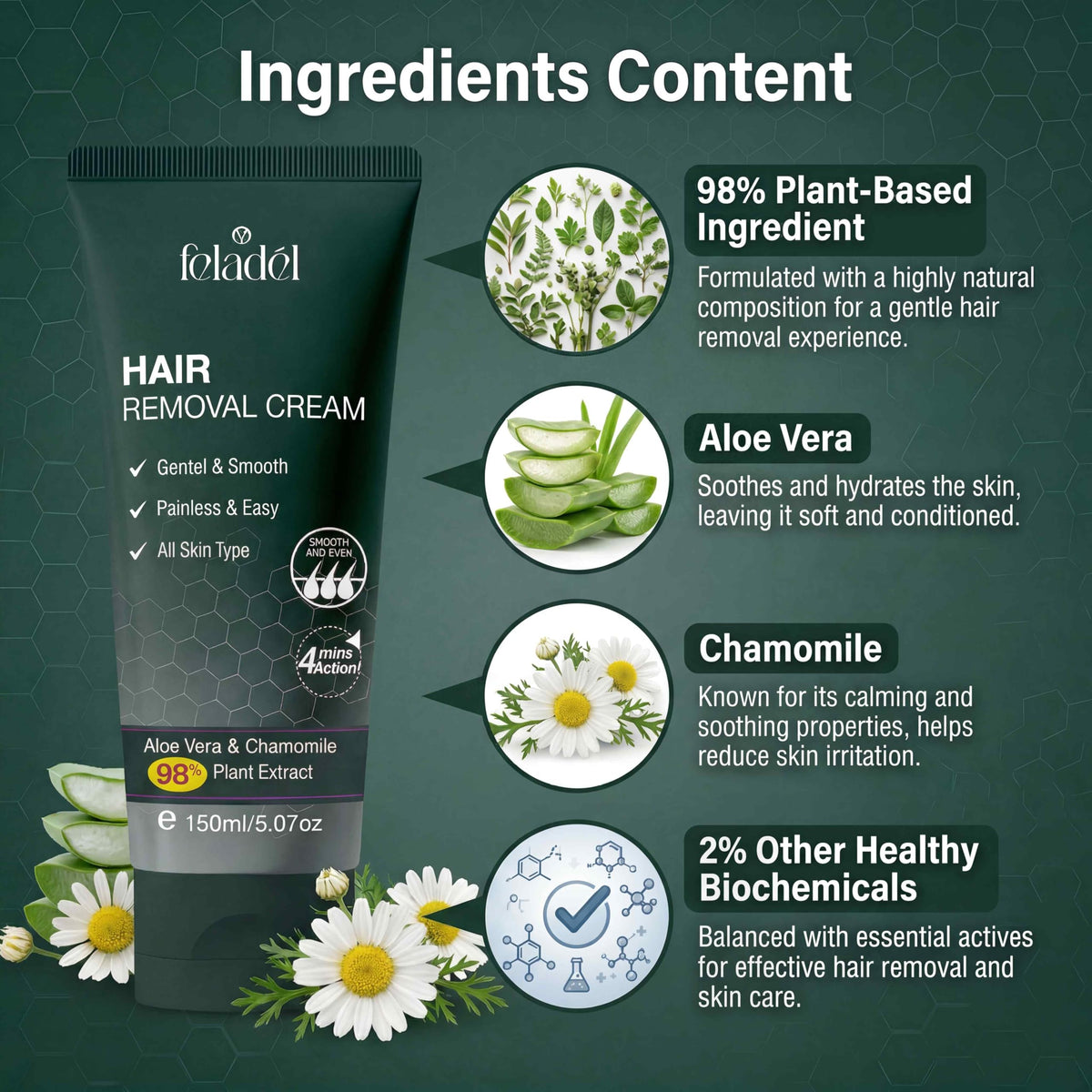 Hair Removal Cream  For Him