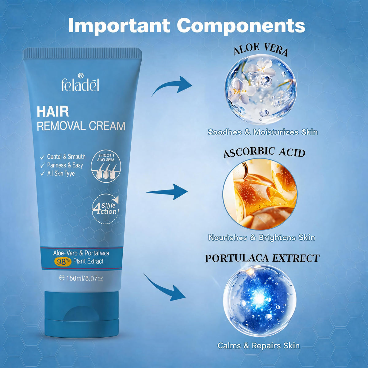 Crema depilatoria para hombre