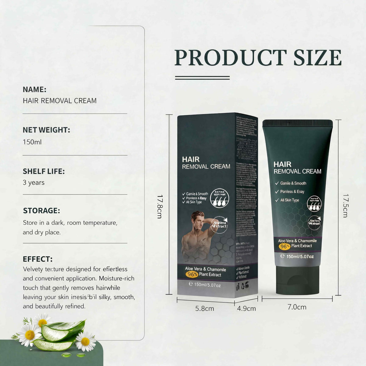 Hair Removal Cream  For Him