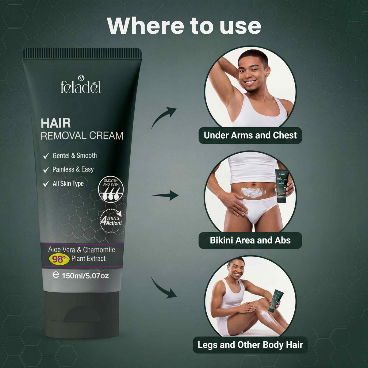 Hair Removal Cream  For Him