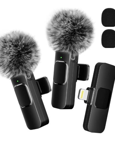 NEW Wireless Lavalier Microphone Audio & Video Recording Mini Mic