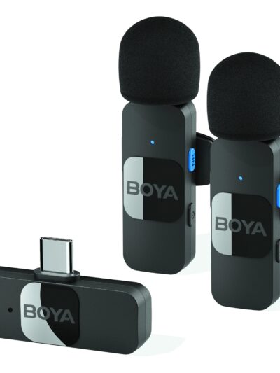 BOYA BY-V1 Wireless Microphone System Clip-on Microphone